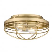  9808-FM BCB - Seaport Flush Mount in Brushed Champagne Bronze